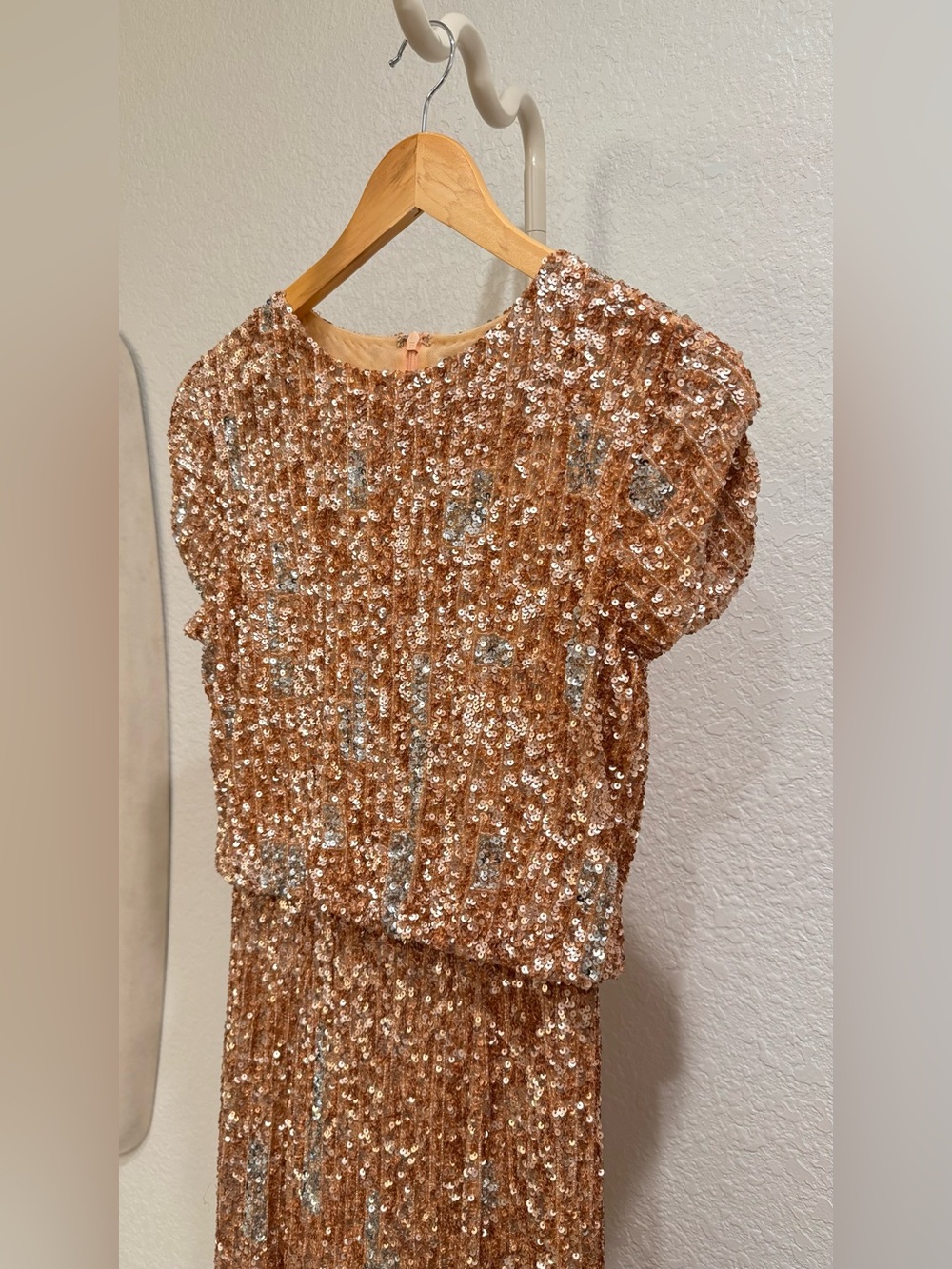 NWT Rachel Gilbert Nesta Sequin Gown Wedding Guest Dress - Picture 8 of 14